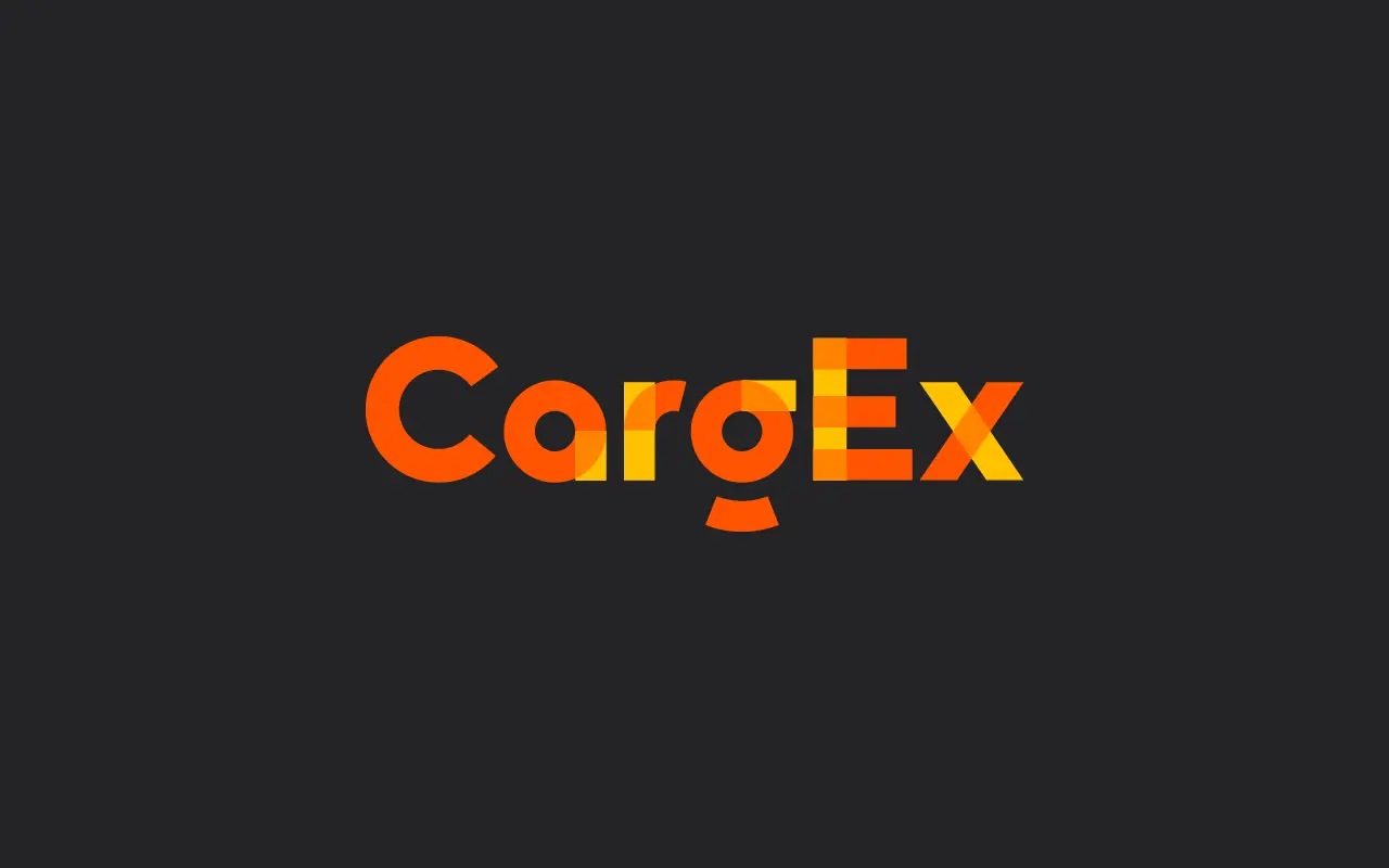 CargEx website showcasing its brand identity and cargo delivery services