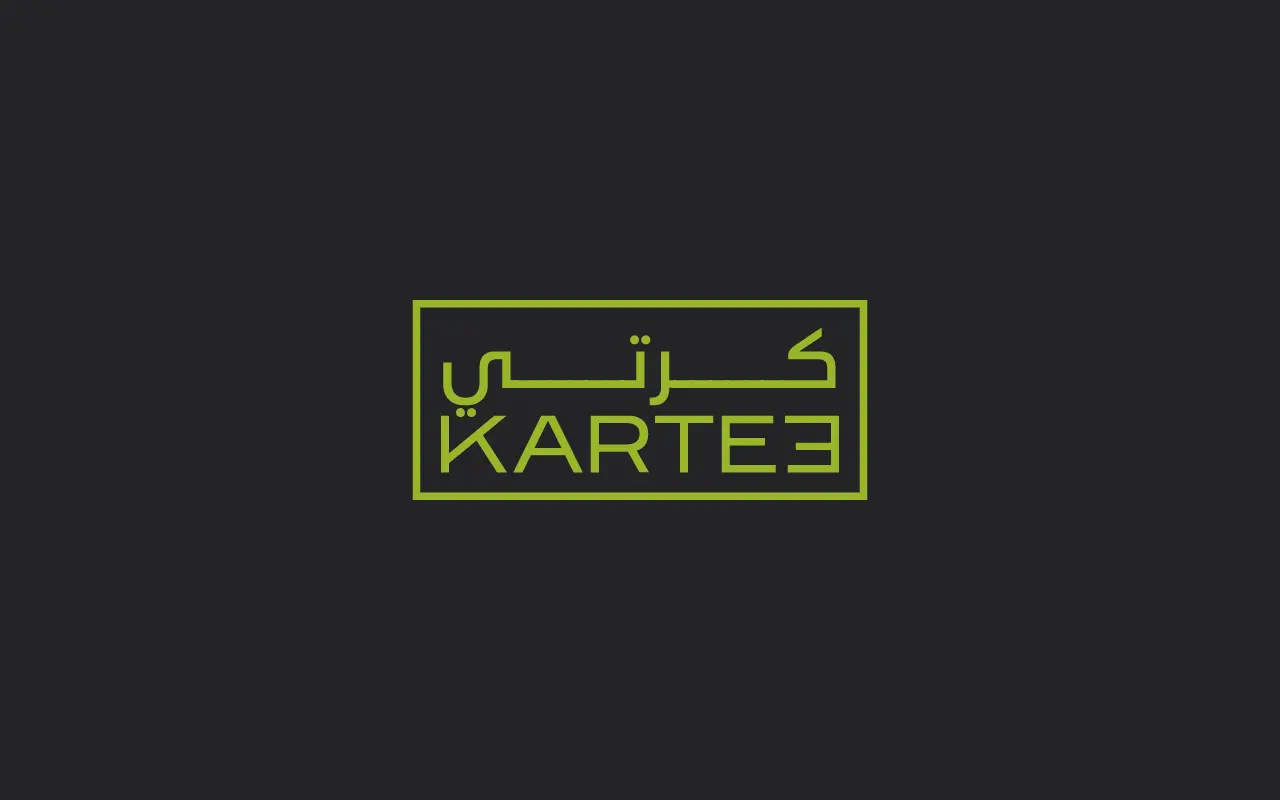 KARTEE bilingual brand identity presented across its digital business card experience
